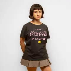 COCA COLA - Polera Mujer YOU Coke Mujer Gris