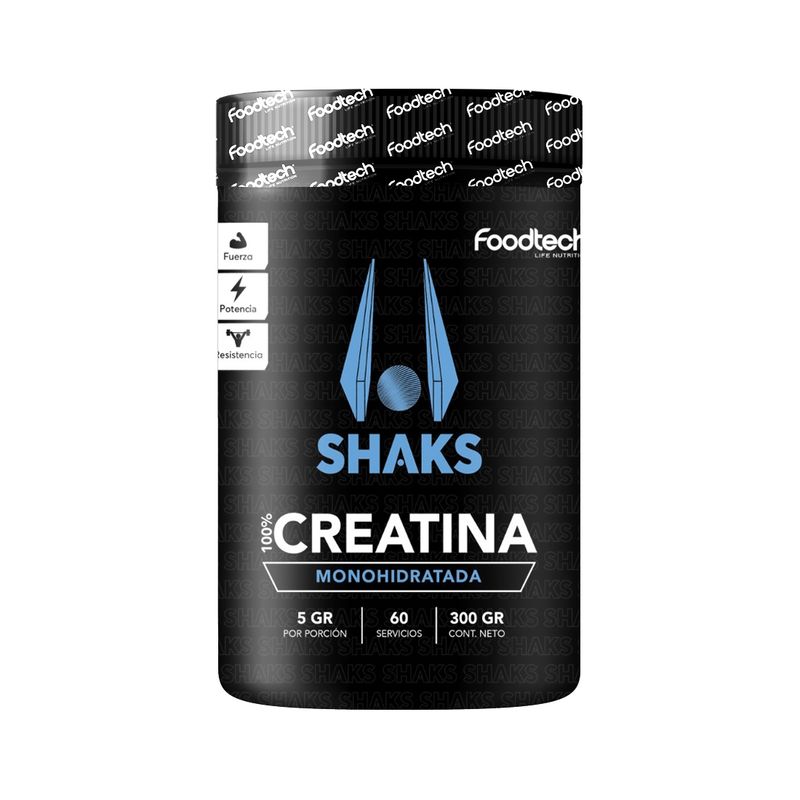 FOODTECH - Shaks 100 Creatina 300gr - Foodtech