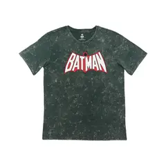 DC COMICS - Polera Hombre Batman Wings Verde Oscuro