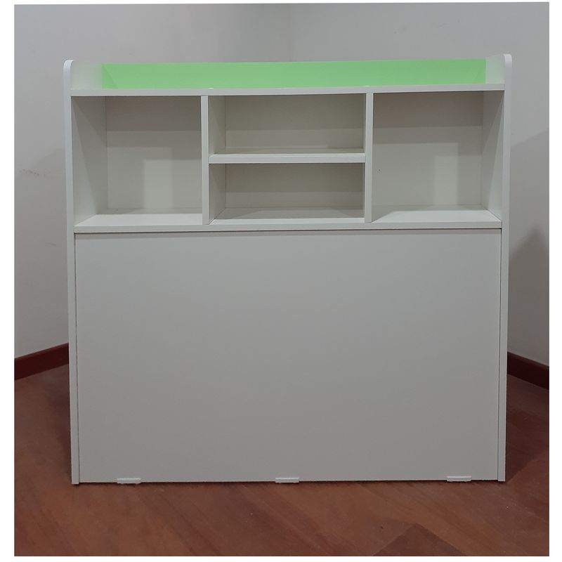 MUEBLES KIDS - Respaldo Repisa VRDE MENTA  1.5 PLAZAS