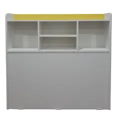 MUEBLES KIDS - Respaldo Repisa AMARILLO 1.5 PLAZAS