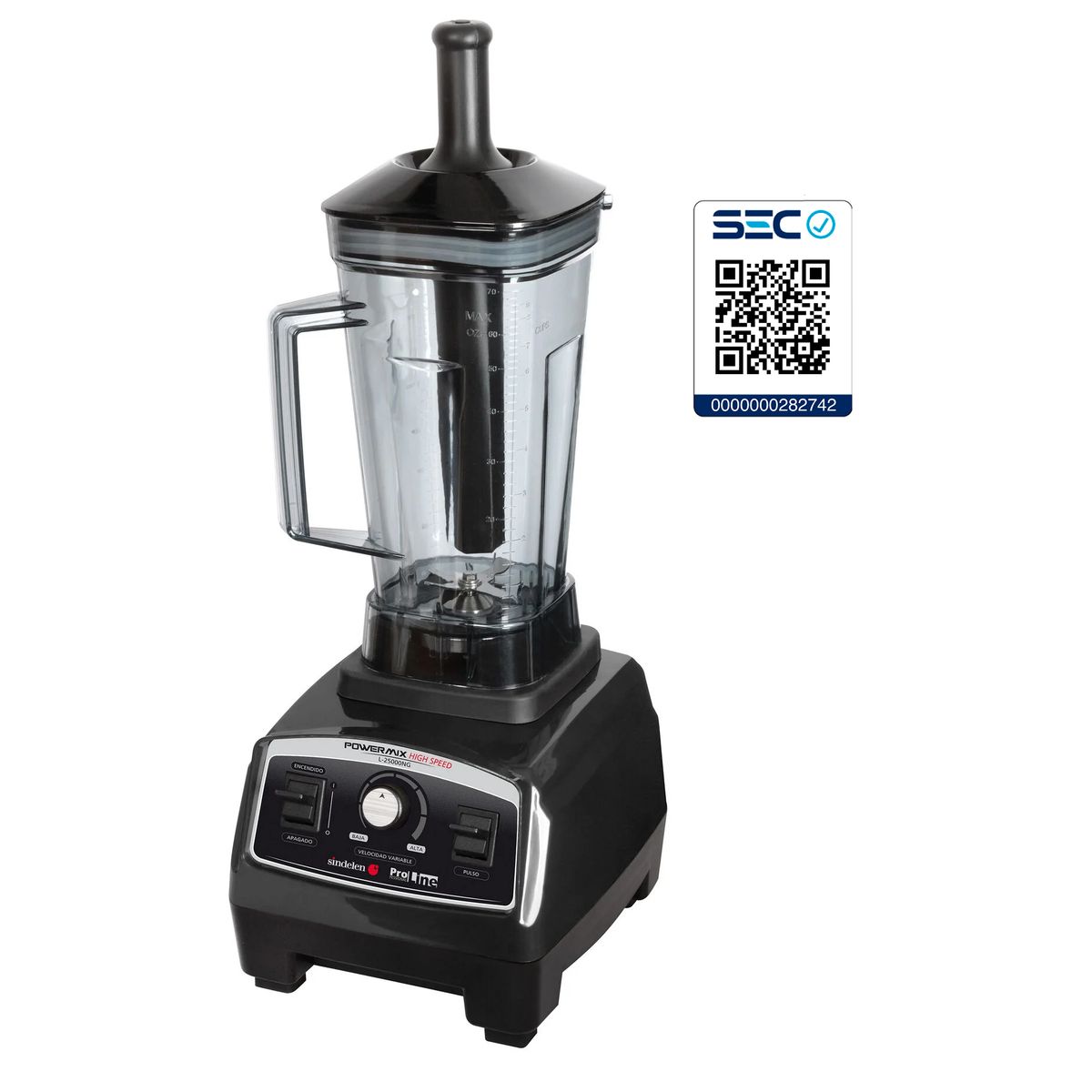 SINDELEN - Licuadora Juguera Pica Hielo Sindelen Power Mix L-25000 1000w