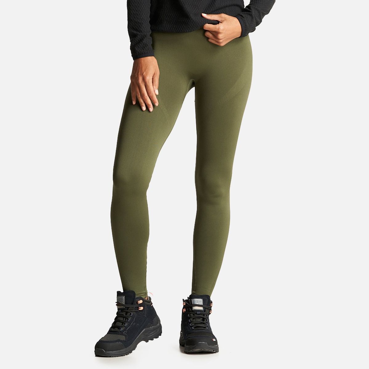 HAKA HONU - Calza Mujer Calzatela Verde Oscuro Haka Honu