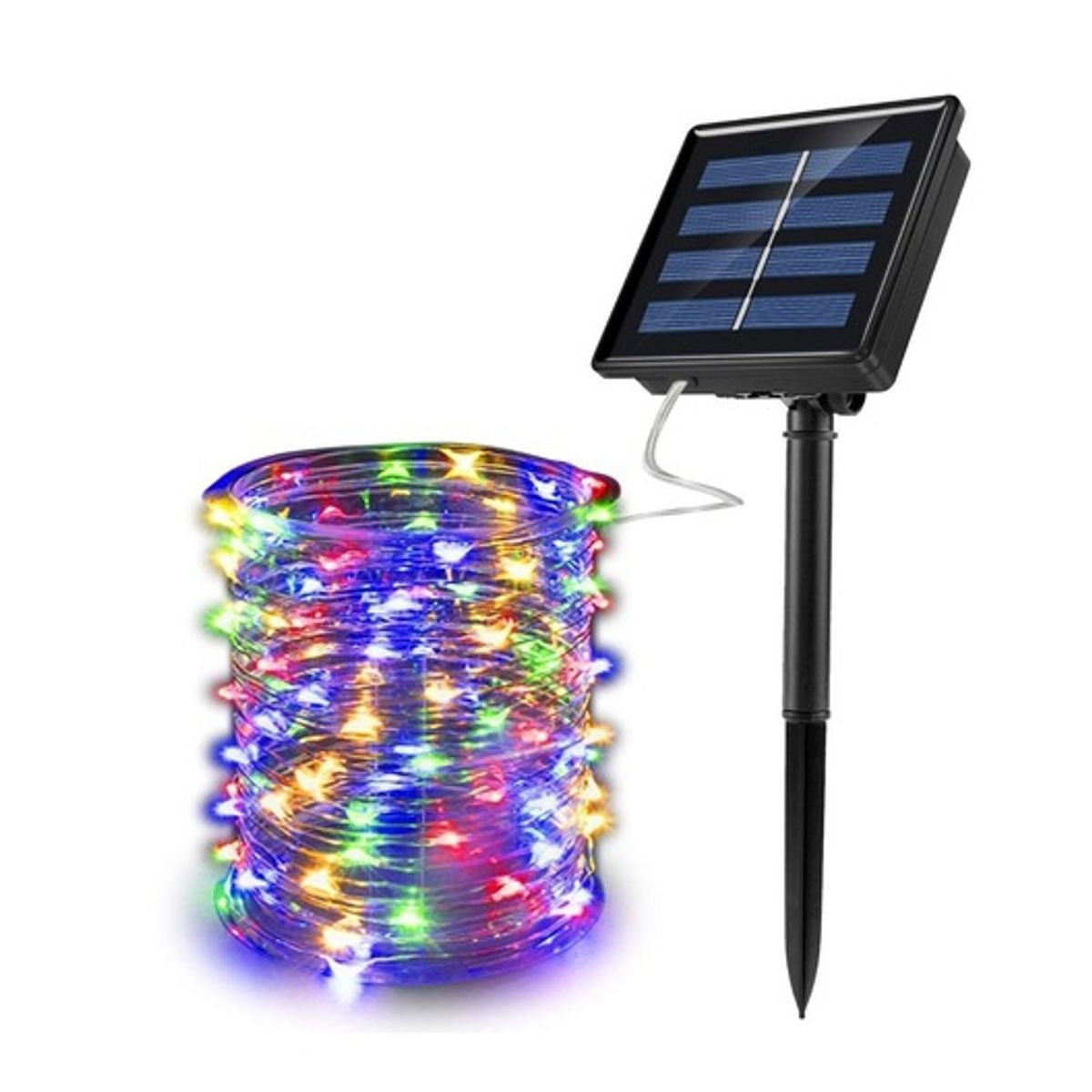 GENERICO - Guirnalda Multicolor 200 Led Alambre Hada 20mts