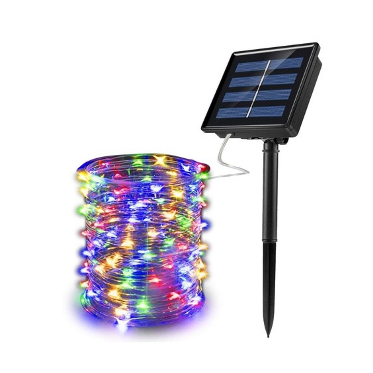 GENERICO - Guirnalda Multicolor 200 Led Alambre Hada 20mts