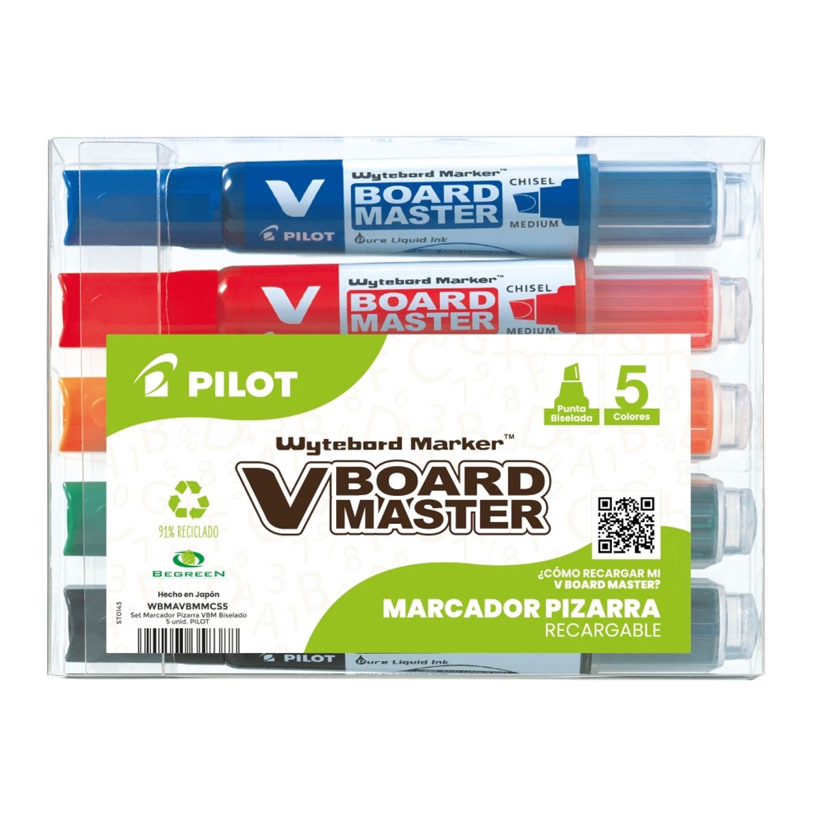 PILOT - MARCADOR PIZARRA V BOARD MASTER BISELADO