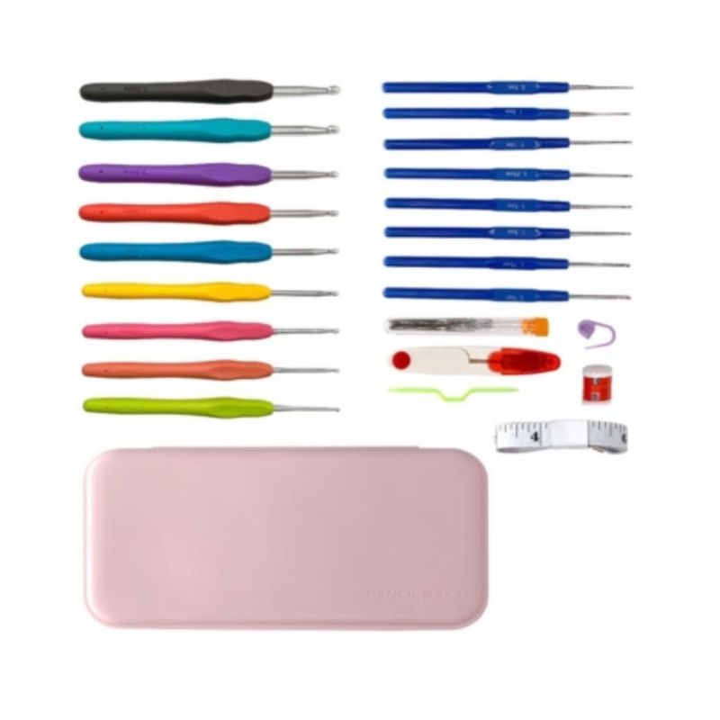 GENERICO - Kit De Agujas Y Accesorios Para Tejer A Crochet 17 Piezas