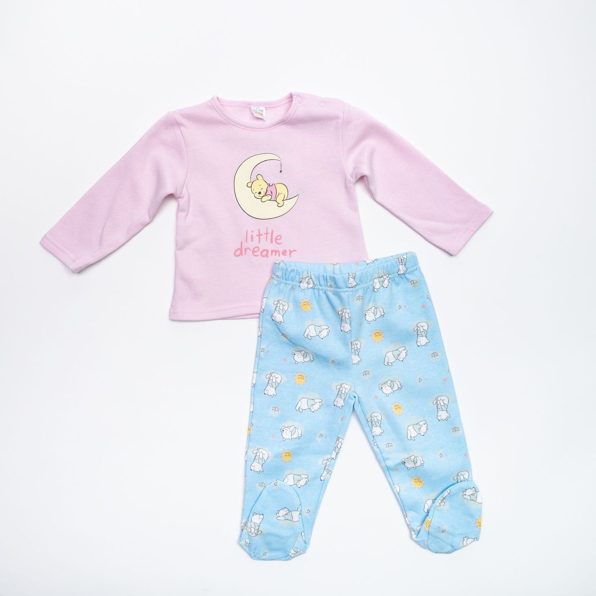 DISNEY - Pijama Bebe Winnie The Pooh Moon Rosado Disney