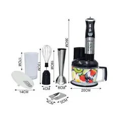 GENERICO - Set Mini Pimer Batidor Picador Moledora Haeger Hg-299