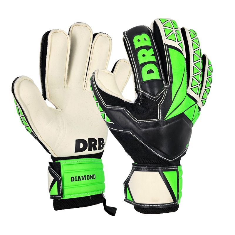 DRB - Guantes de Arquero Portero Con Ferulas Drb Diamond Latex Aleman 4mm