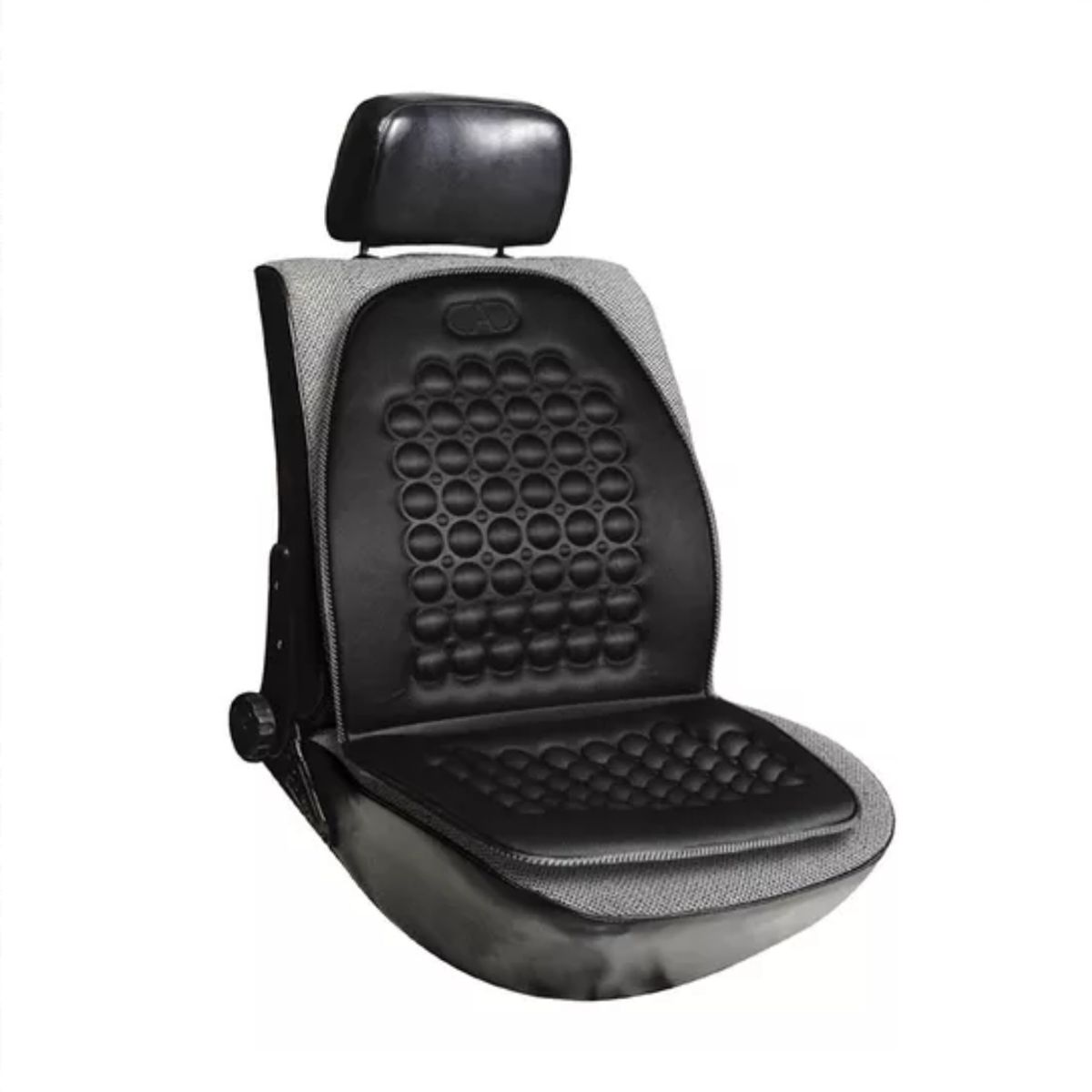 MOTORLIFE - Cubre Asiento Acolchado Respaldo Auto Masaje Negro Motorlife