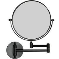 Espejo Cosmético Articulado Abatible Aumento Negro
