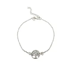 COGGIOLA - Pulsera Árbol de la vida Plata Fina 925 Envejecido