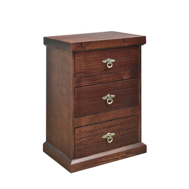 MSA MUEBLES SANTA ANA - VELADOR MAXI 3 CAJONES