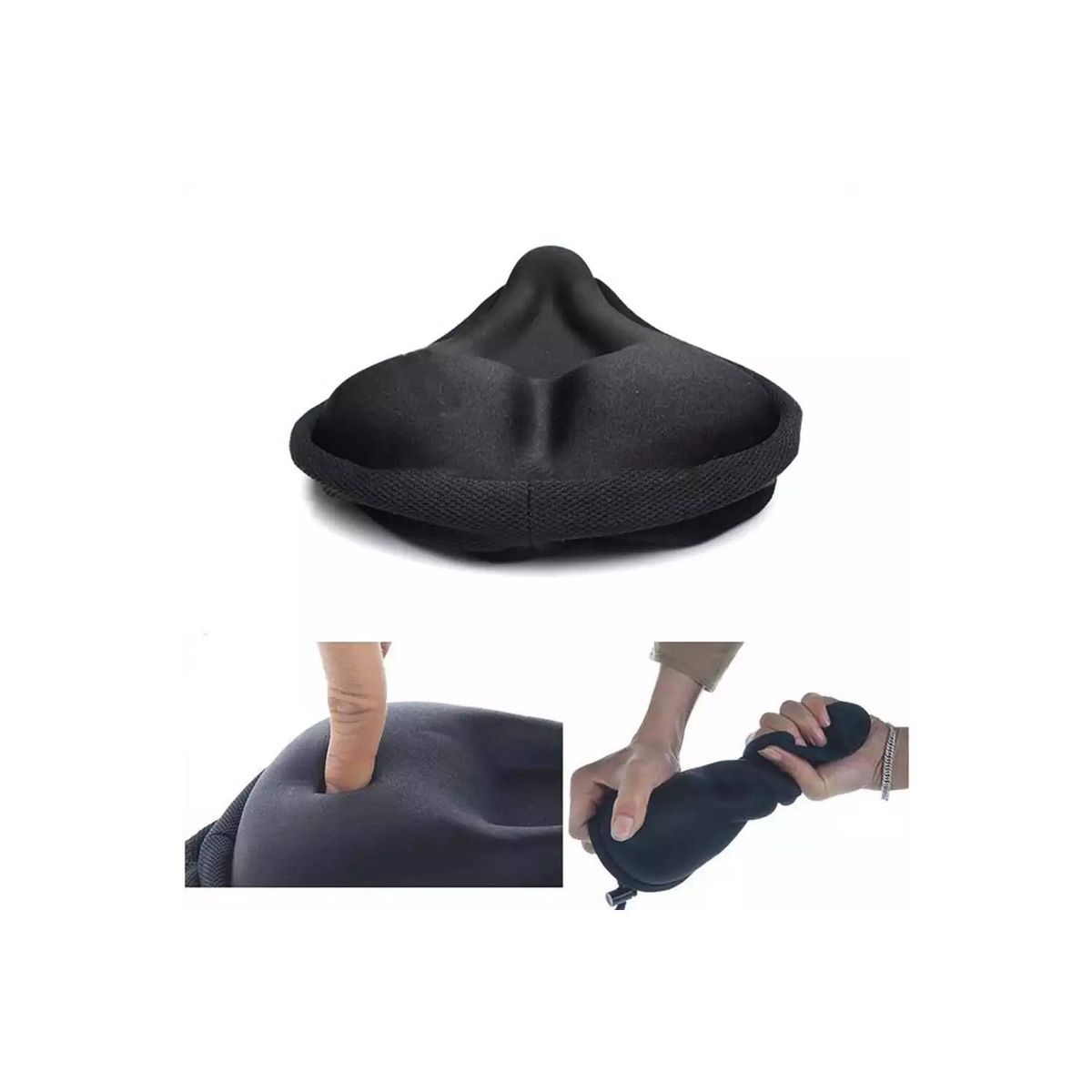 GENERICO - Funda Sillín Bicicleta Acolchado Gel Con Funda Impermeable
