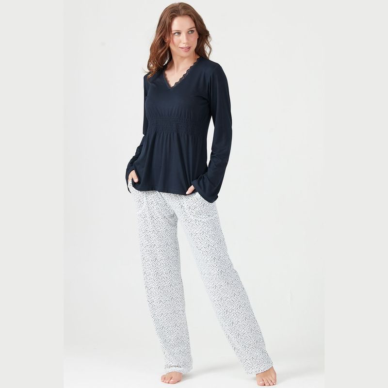BARBIZON - Pijama de Mujer New Cargo Azul