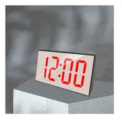 GENERICO - Reloj Despertador Led Modelo Ds-3699l Mini Mirror