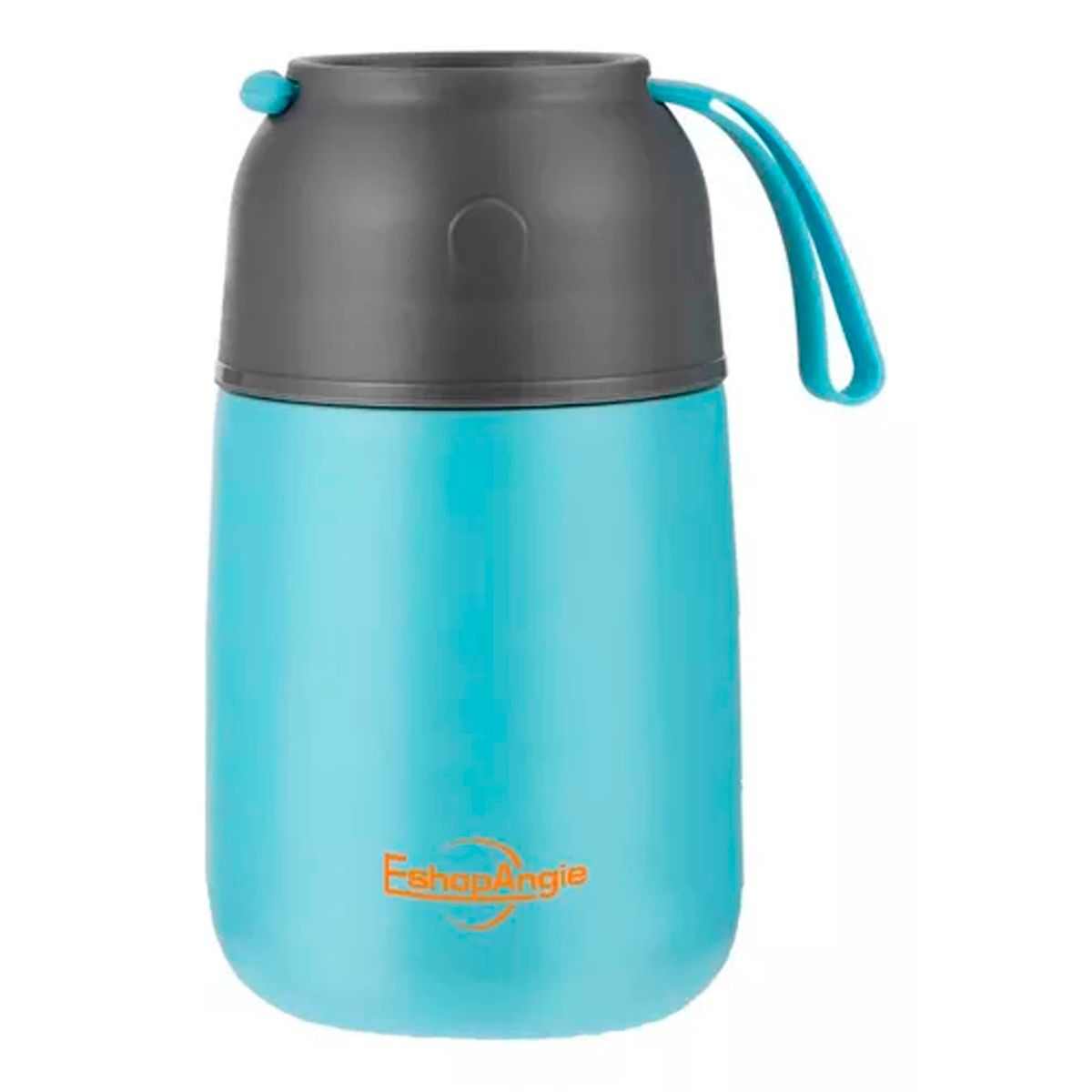 OFERTABKN - Termo De Comida Acero Inoxidable De 650ml  Cuchara Celeste