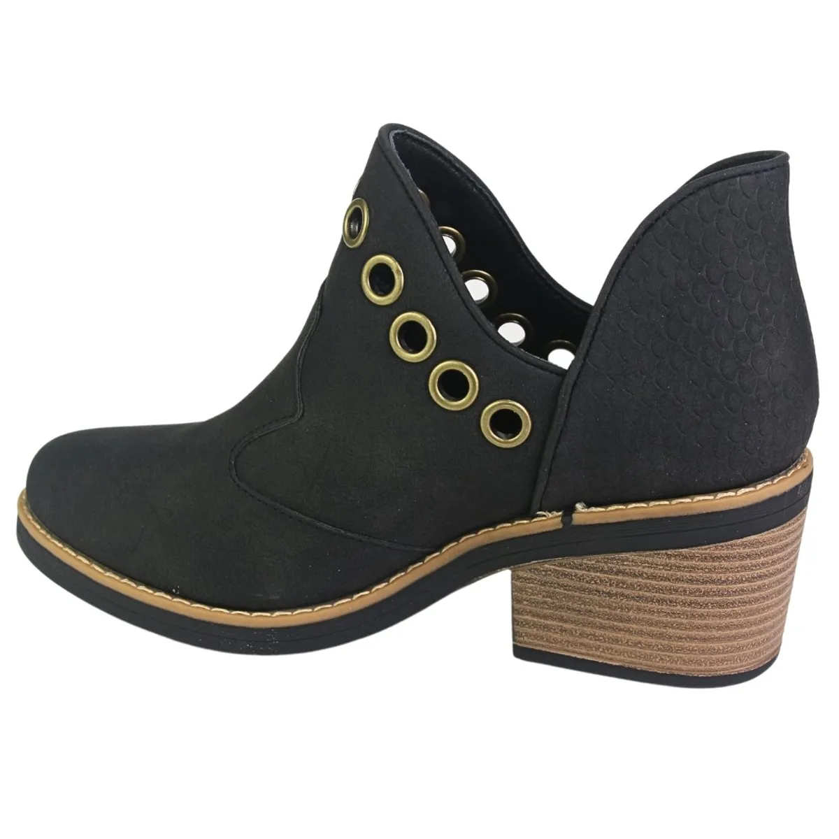 CHALADA - Botin Mujer Negro Casual Chalada Camp-15