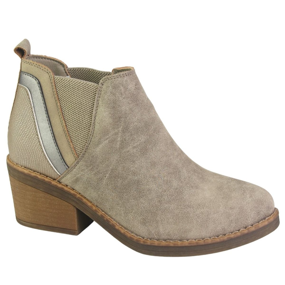 CHALADA - Botin Mujer Taupe Casual Chalada Camp-30