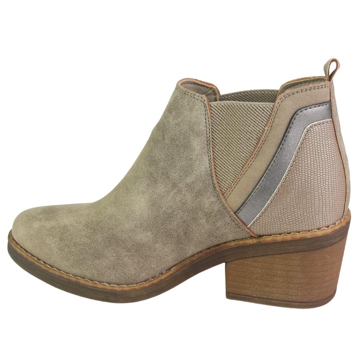 CHALADA - Botin Mujer Taupe Casual Chalada Camp-30