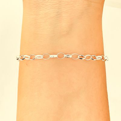 Imagen 2 del producto Pulsera Eslabón Óvalo Plata Fina 925
