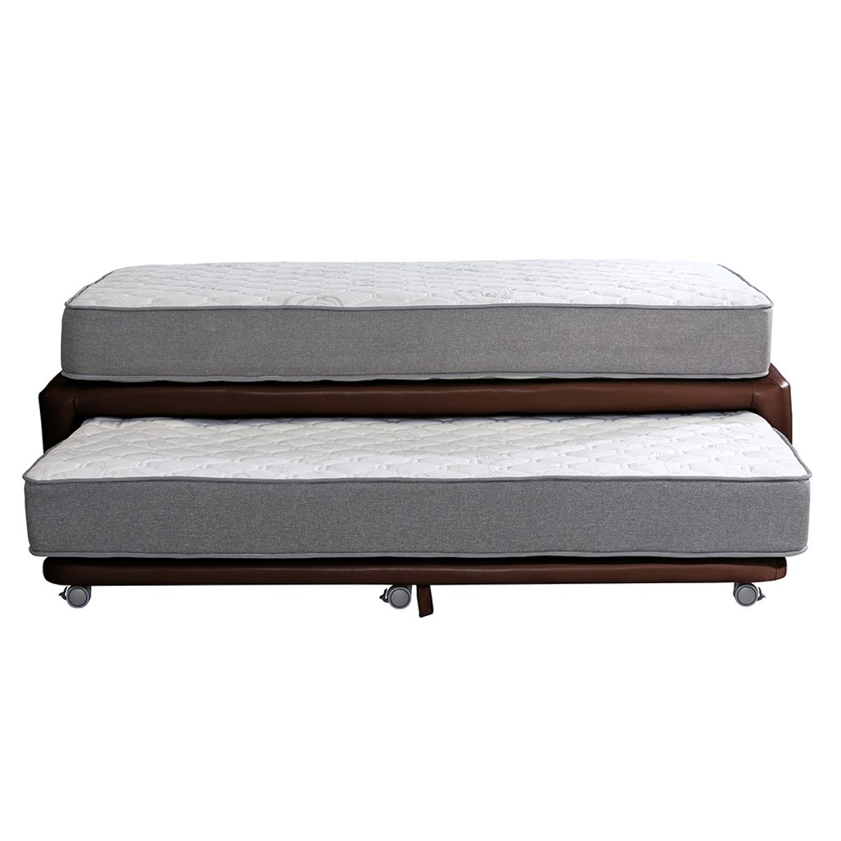 LATAM HOME - CAMA NIDO ZEN BEST PU CHOCOLATE 1 1/2 PZA