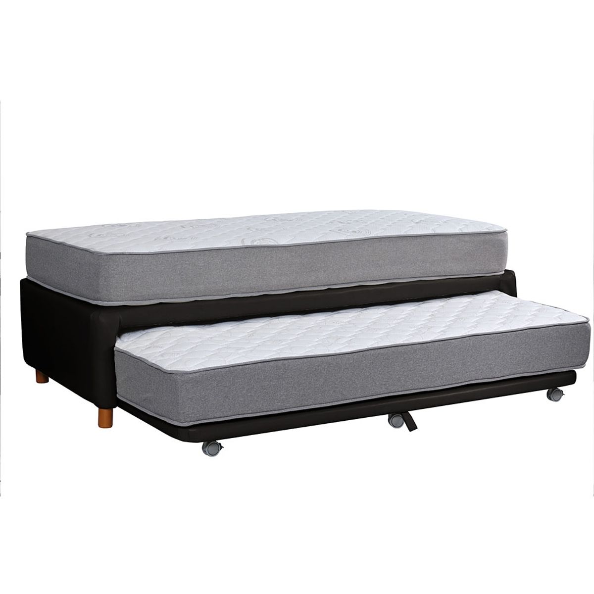 LATAM HOME - Cama Nido Latam Home Nido Zen Best 2 Camas Negra