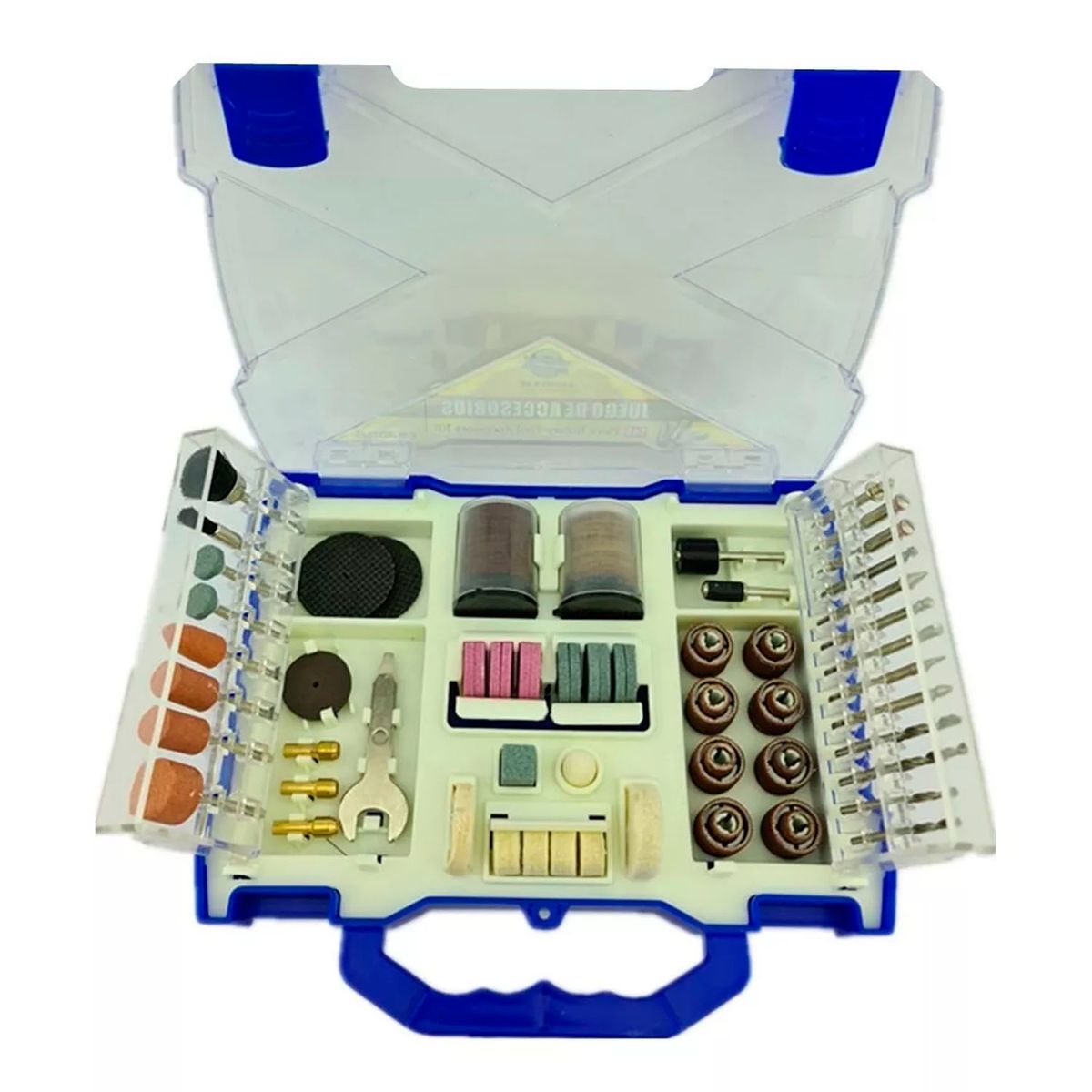 GENERICO - Kit Set Jgo De Acc. Para Minitorno Tipo Dremel 145 Piezas