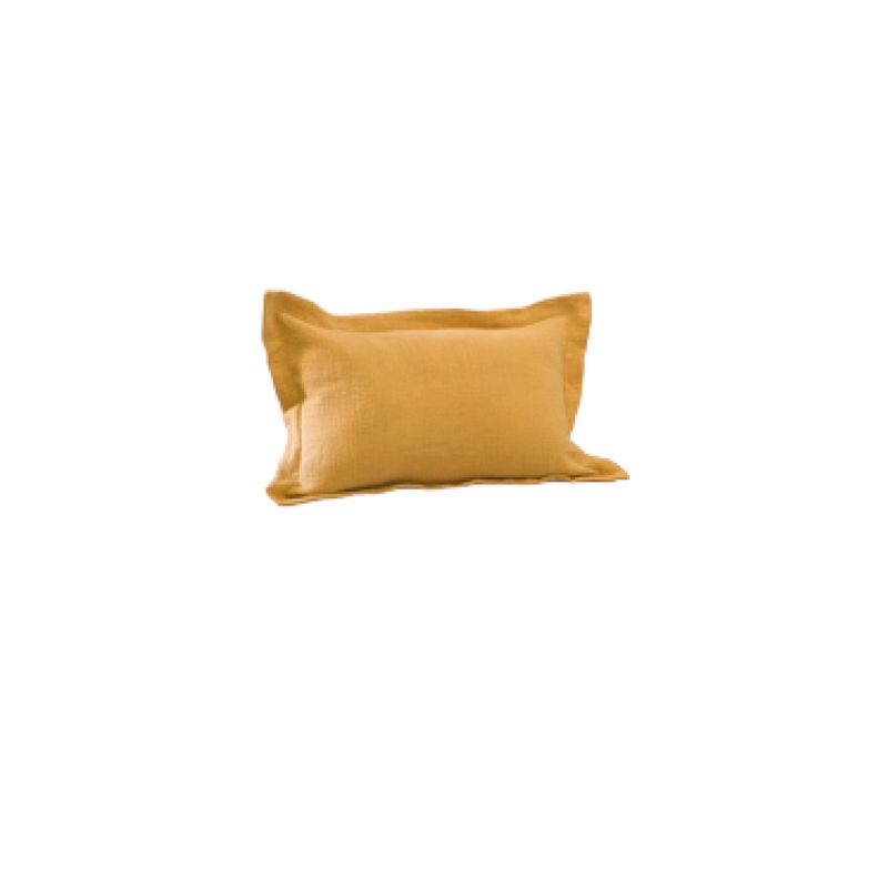 AMOBLE - Cojin parana rectangular mostaza Amoblé