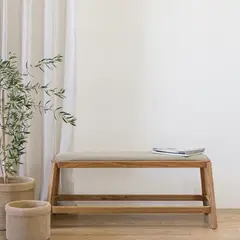 AMOBLE - Banqueta Martino Natural Amoblé.