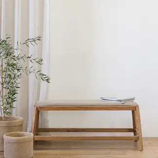 AMOBLE - Banqueta Martino Natural Amoblé.