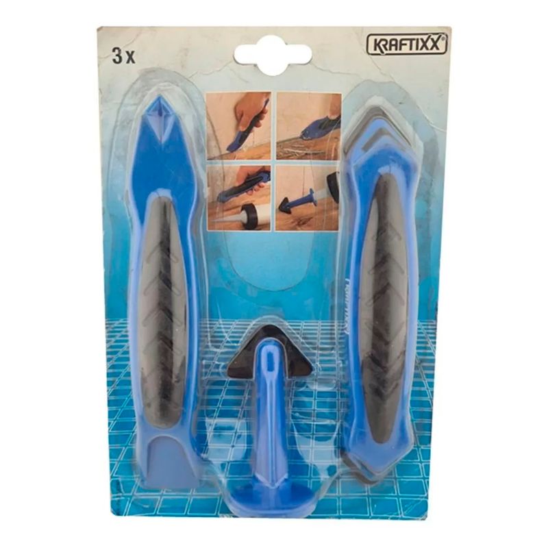 KWB - Espátula Removedor Eliminador Sellador Silicona 3 Pcs Kwb