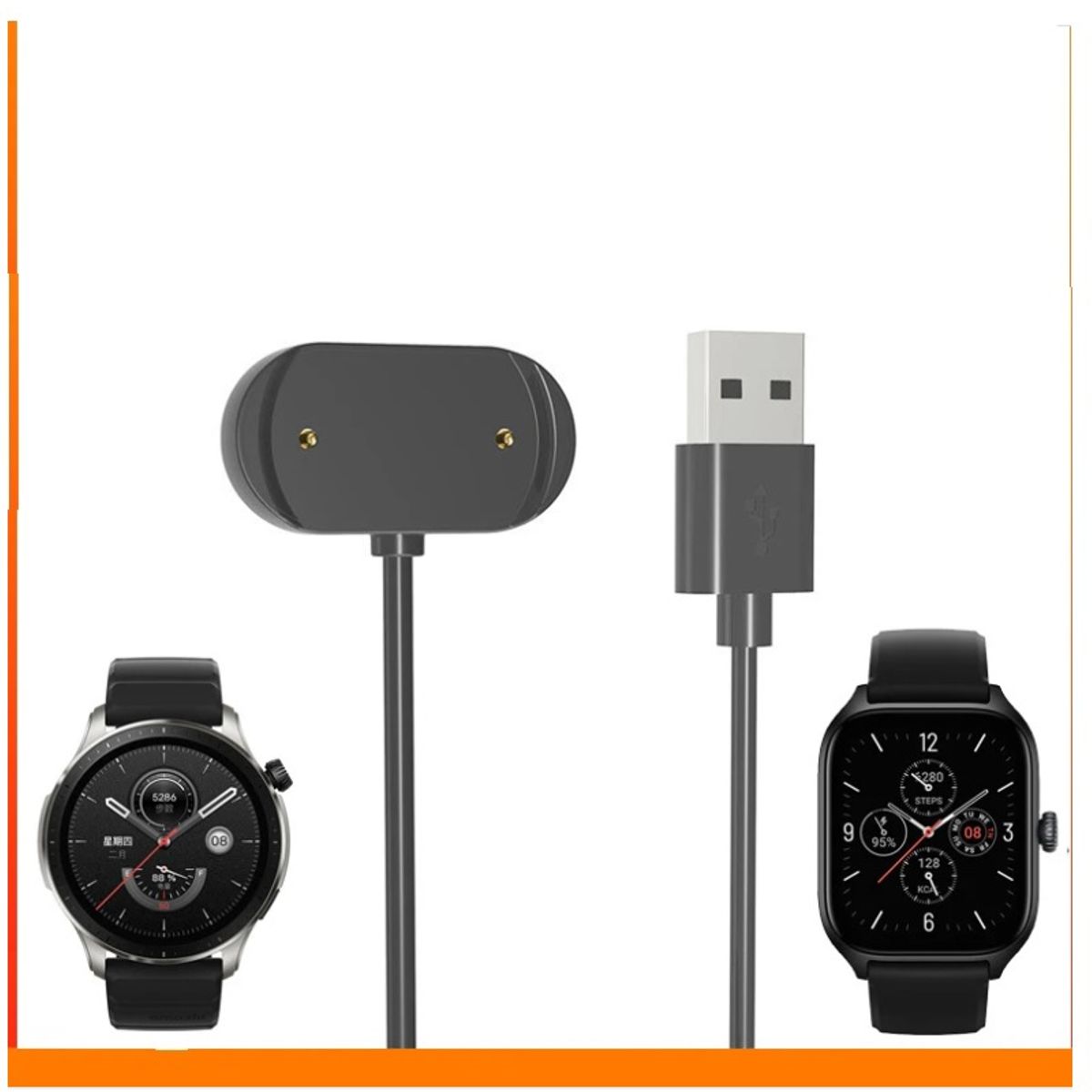 GENERICO - Cable Cargador Para Amazfit Gts 4 / Gtr 4