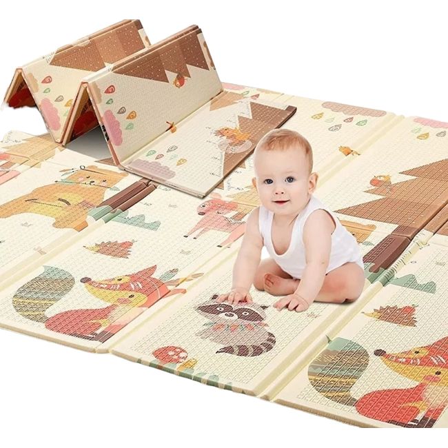 GENERICO - Alfombra Antigolpes Niño Bebe Con Bolso180x200x1cm PremiumM3…