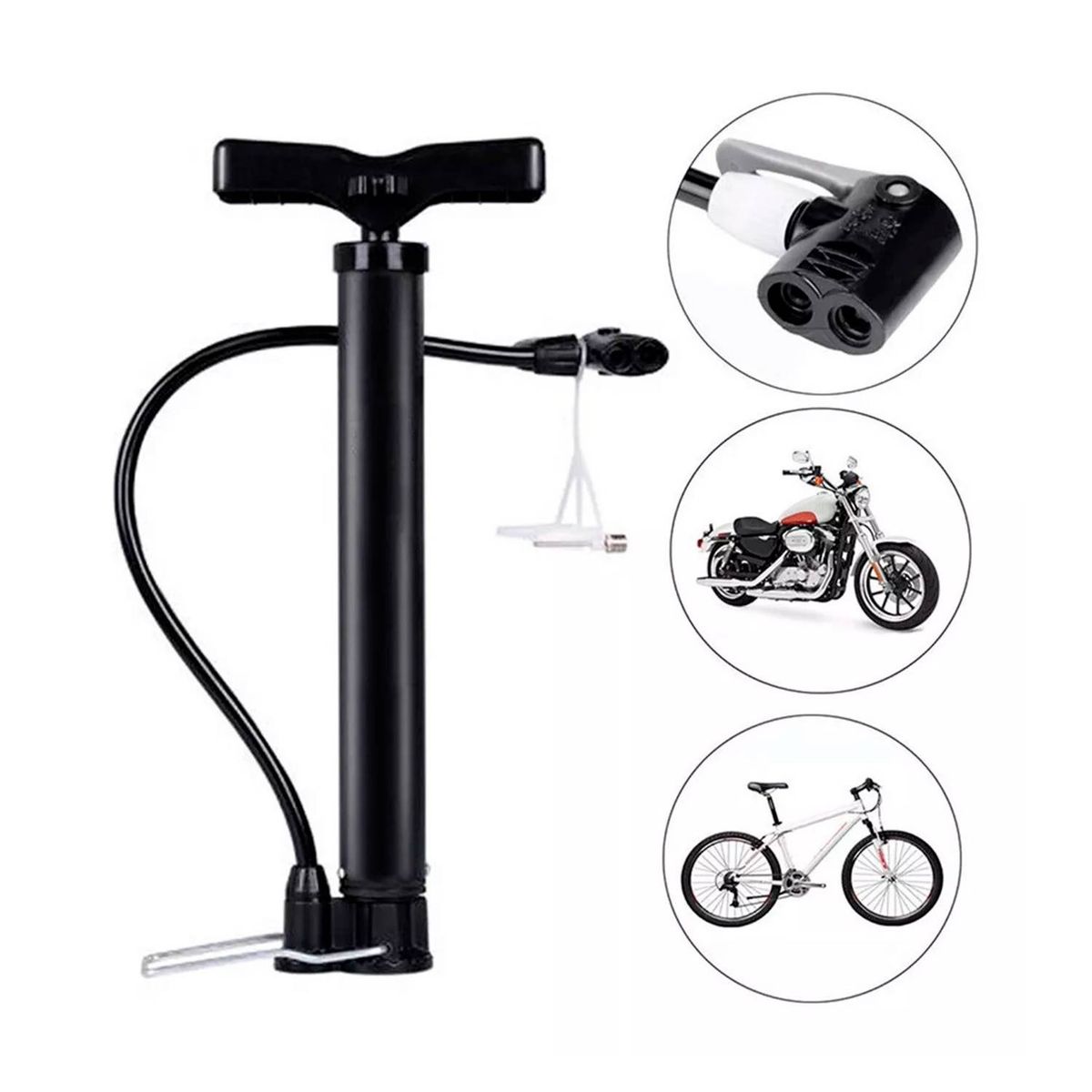 GENERICO - Bombin Portatil Para Bicicletas Balones Y Motos