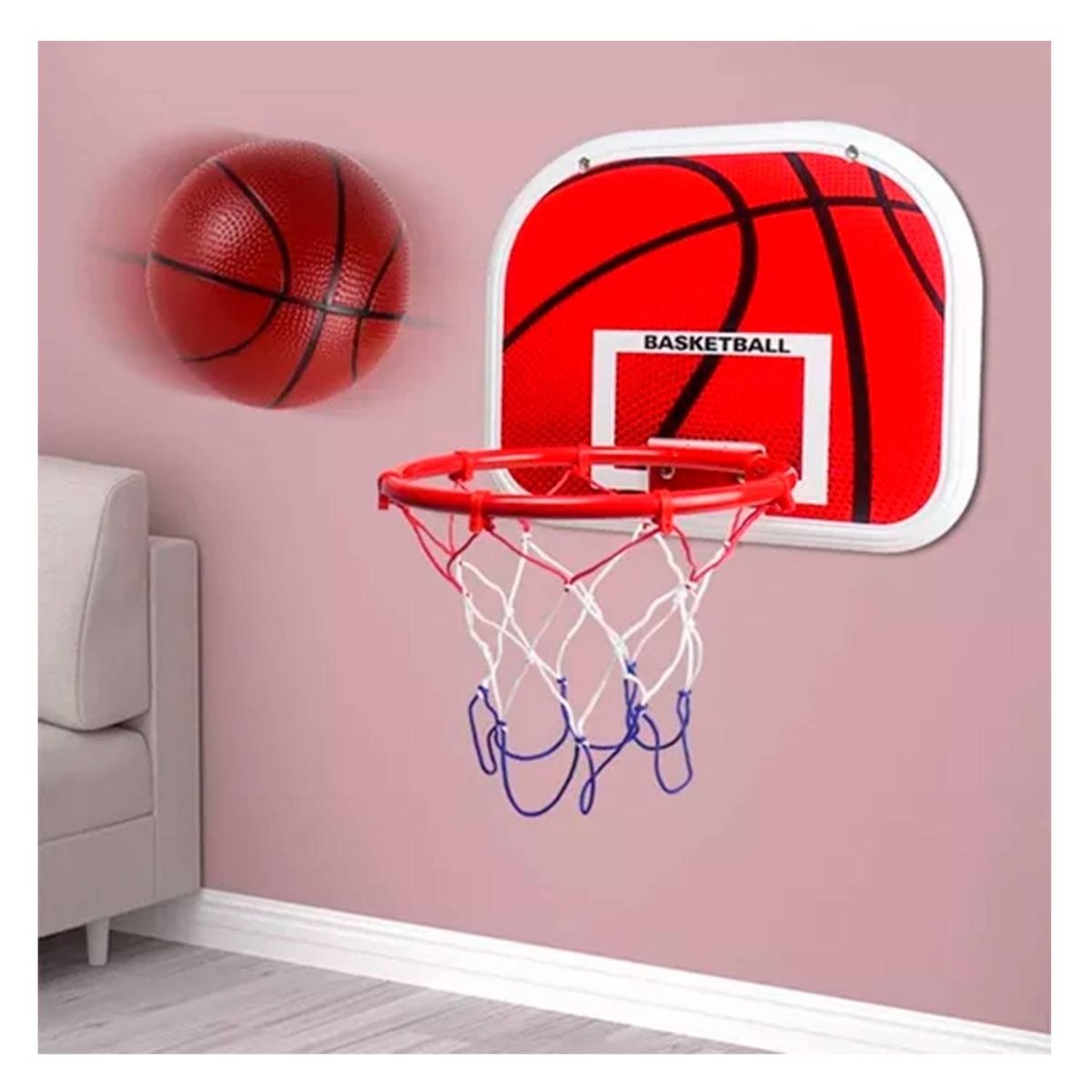 GENERICO - Aro Basketball Tablero Para Niño + Inflador Balón