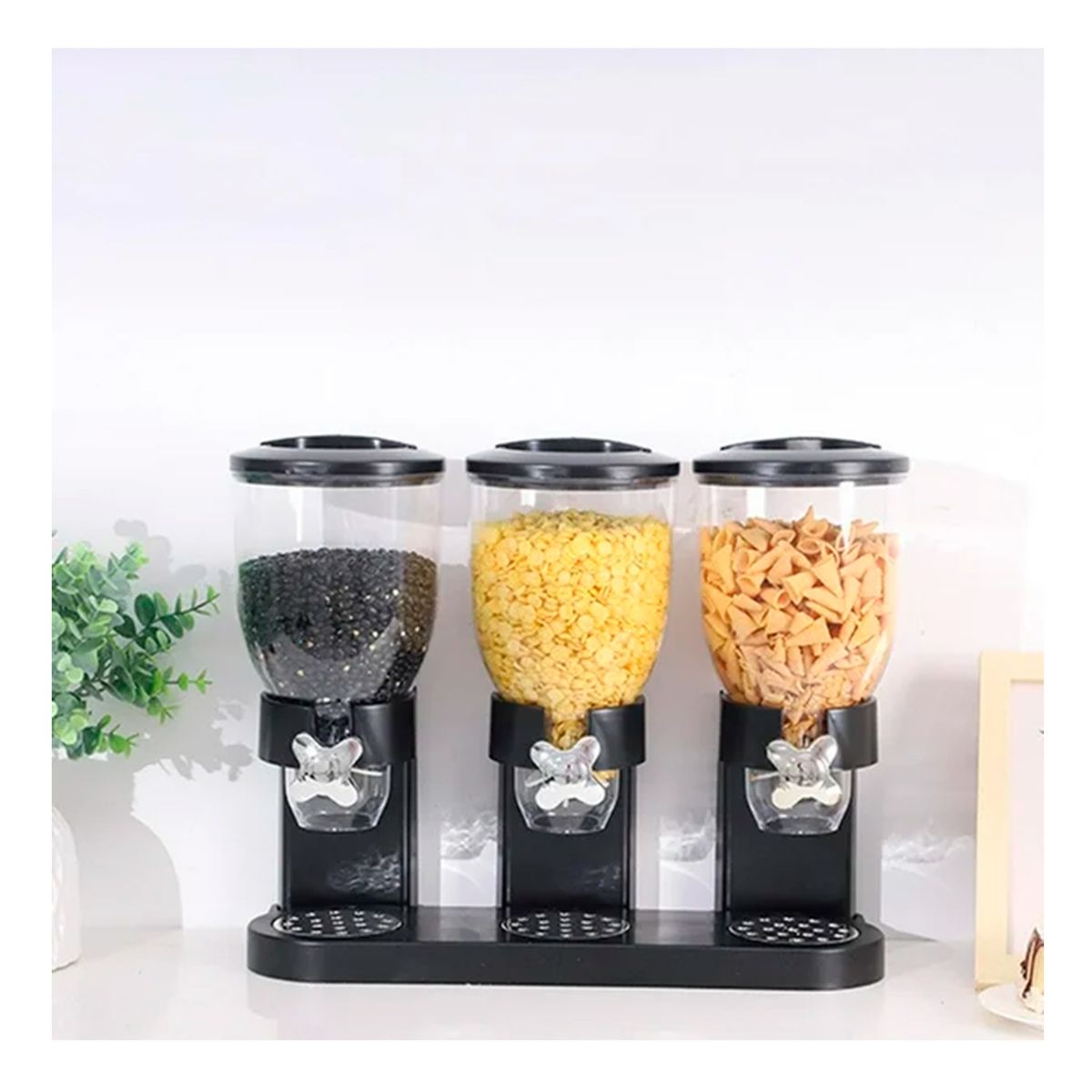 GENERICO - Dispensador Triple Cereal Granos Cereales