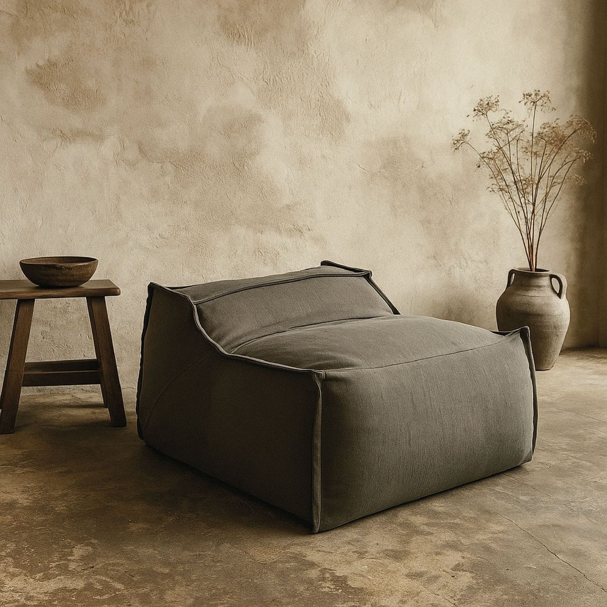 MILK - Sillon Couzy Color Acero