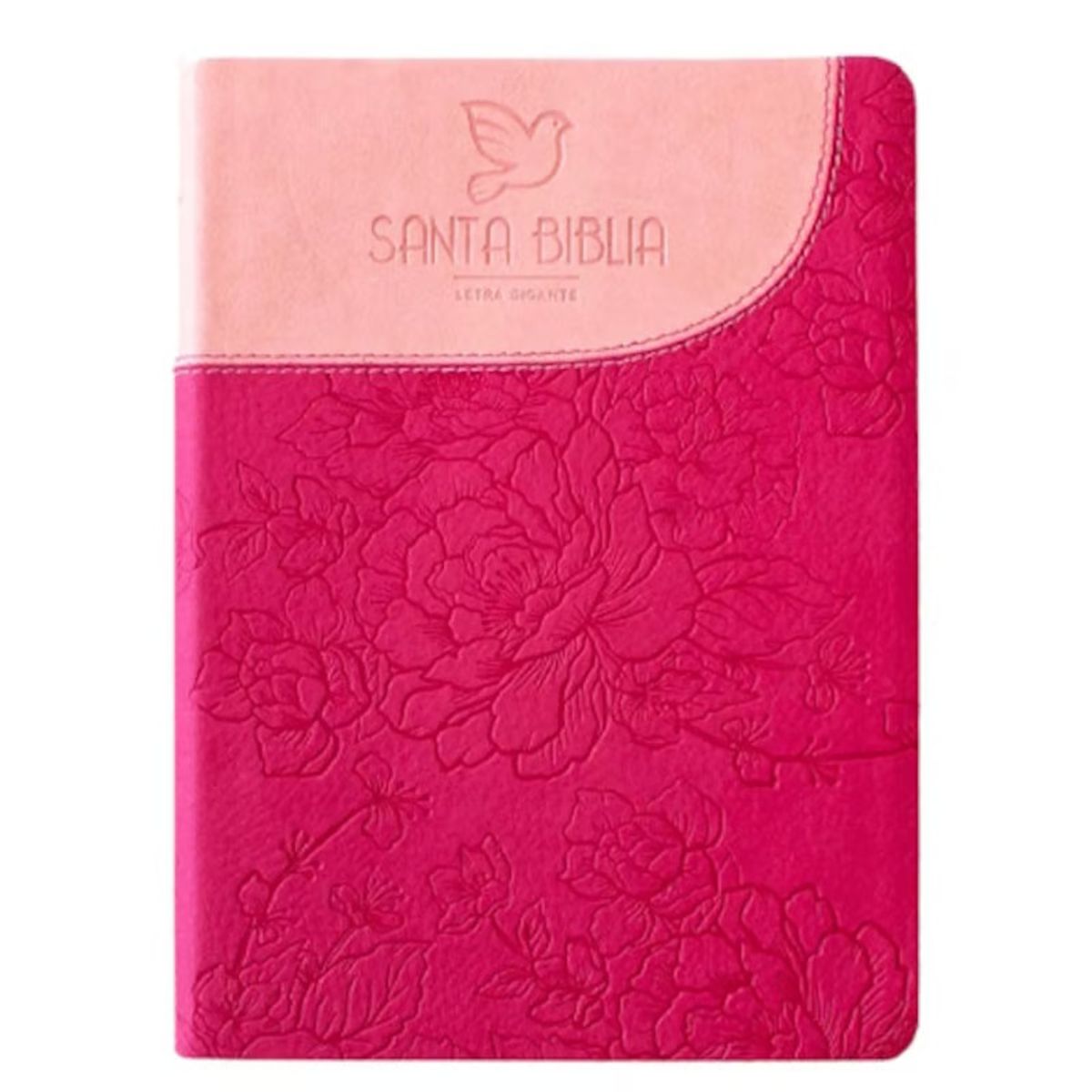 SOCIEDAD BIBLICA CHILENA - Biblia Reina Valera 1960 Letra gigante – Bicolor fucsia / rosado sin cierre