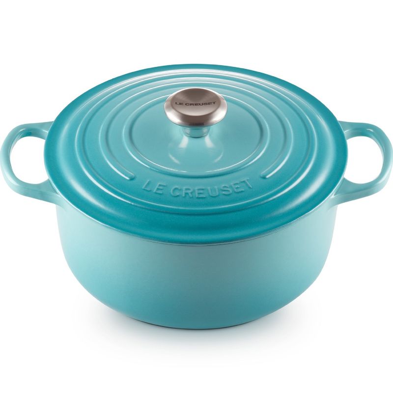 LE CREUSET - Cocotte Redonda 26cm Azul Caribe
