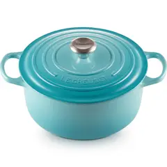 LE CREUSET - Cocotte Redonda 26cm Azul Caribe