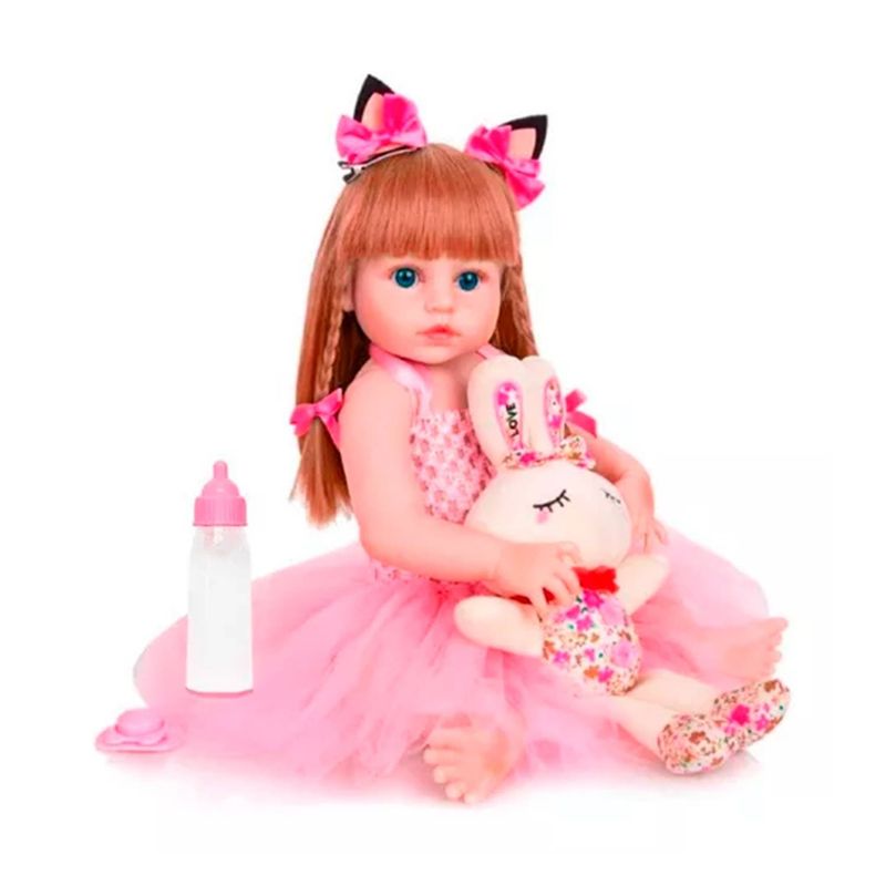 GENERICO - Bebé Muñeca Realista Silicona Suave 55cm
