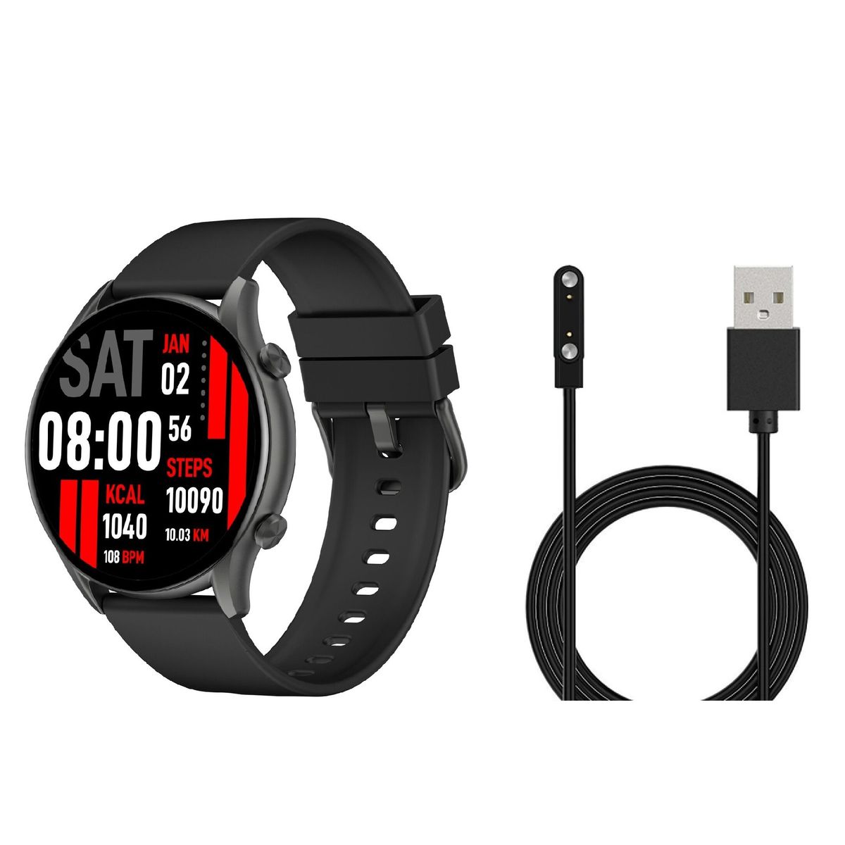 GENERICO - Cable Carga Usb Para Kieslect Kr  Kr Pro