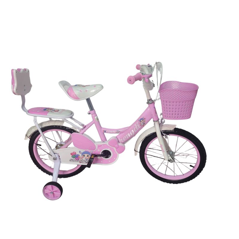 GENERICO - Bicicleta Infantil con Ruedas de Seguridad Aro 16 Niñas 0