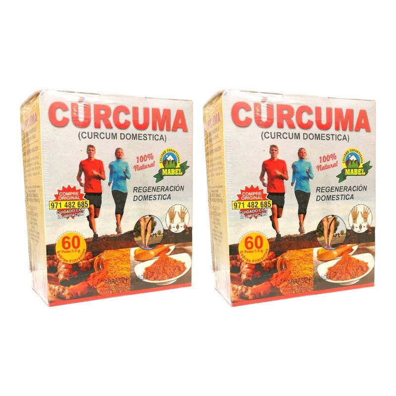 GENERICO - 2 Té Cúrcuma 120 bolsitas filtrantes