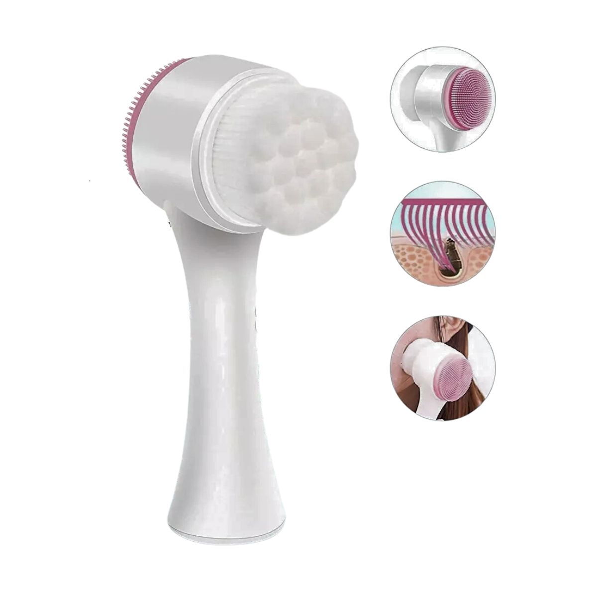 GENERICO - Limpiador Manual Cepillo Facial Masajeador Exfoliador Gms