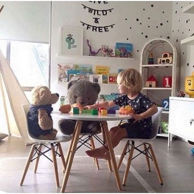 Imagen 2 del producto Mesa Eames Niños blanca