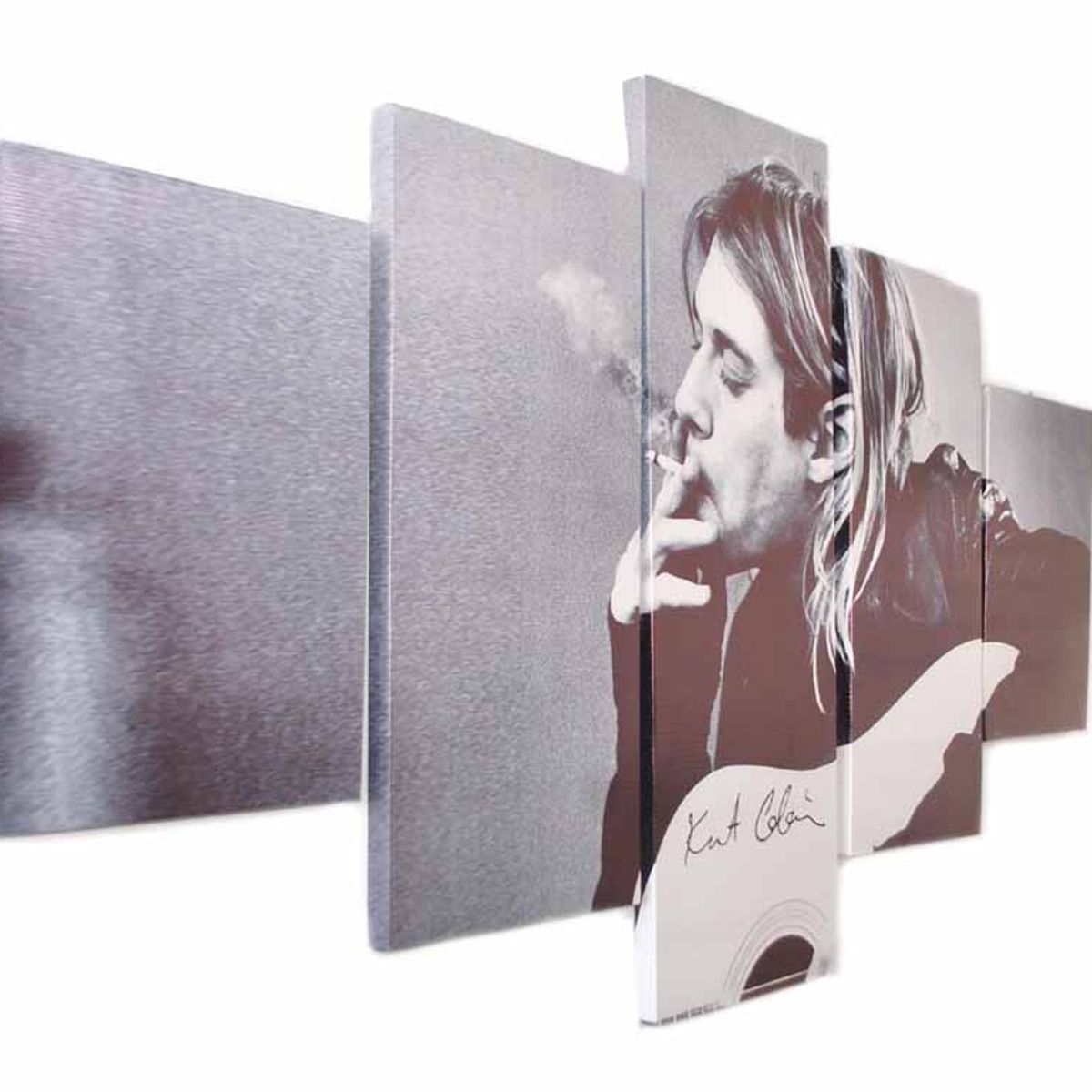 GENERICO - Cuadros Polipticos De 150x80 Kurt Covain