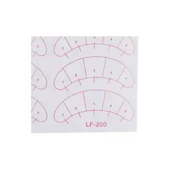 GENERICO - Parches 3d De Pestañas Guía Mapeo Extensiones 280unds Gms
